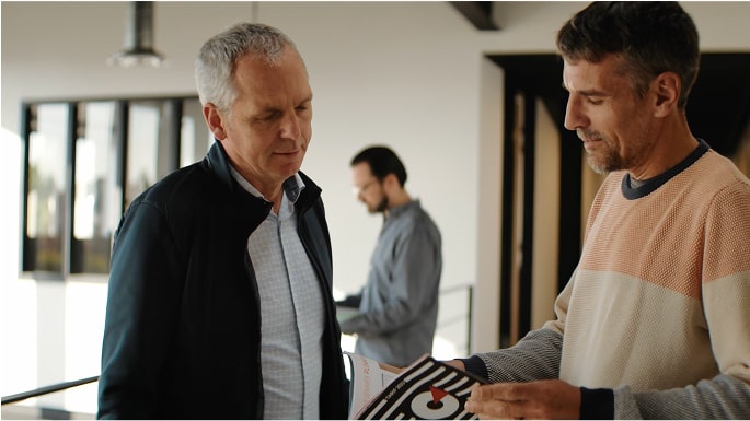 Jean-Christophe TERTRE, dirigeant de la société Ouest-Fermeture, dans les Côtes d'Armor