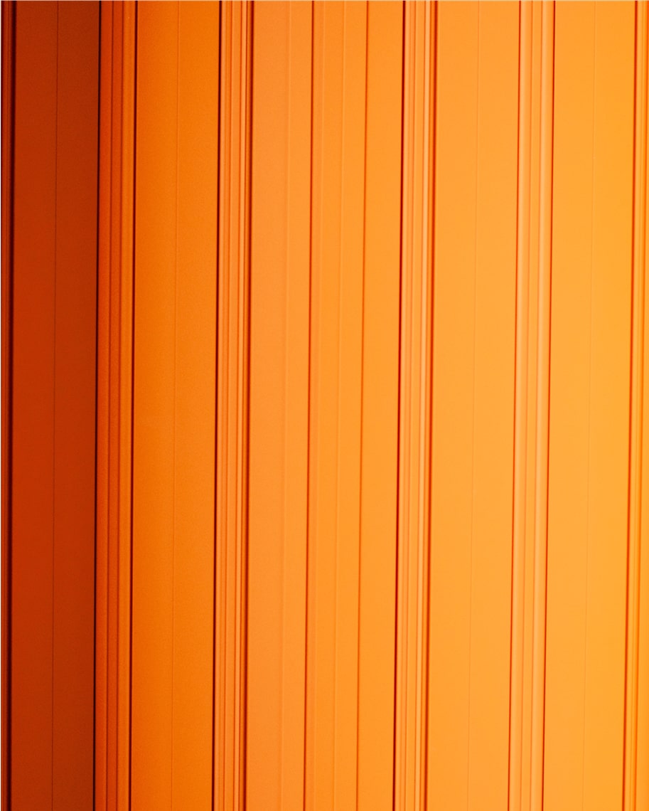 Image de persienne orange de chez Ouest-Fermeture