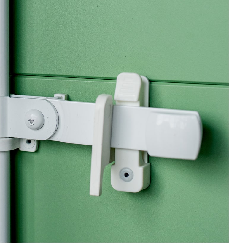 Image de volet vert de chez Ouest-Fermeture
