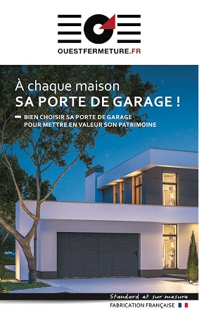 Image de couverture du catalogue des portes de garage de chez Ouest-Fermeture, dans les Côtes d'Armor